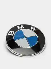 Наклейка, эмблема автомобиля с логотипом BMW, передняя, задняя, 74 мм, 82 мм