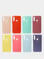 Чехол для Huawei P Smart Z/Honor 9X силиконовый  матовый с бархатной подкладкой внутри