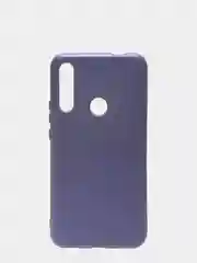 Фиолетовый чехол для Huawei P Smart Z/Honor 9X силиконовый  матовый с бархатной подкладкой внутри