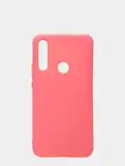 Тёмно-розовый чехол для Huawei P Smart Z/Honor 9X силиконовый  матовый с бархатной подкладкой внутри