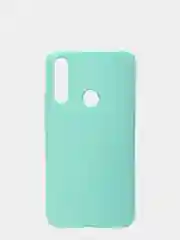 Бирюзовый чехол для Huawei P Smart Z/Honor 9X силиконовый  матовый с бархатной подкладкой внутри
