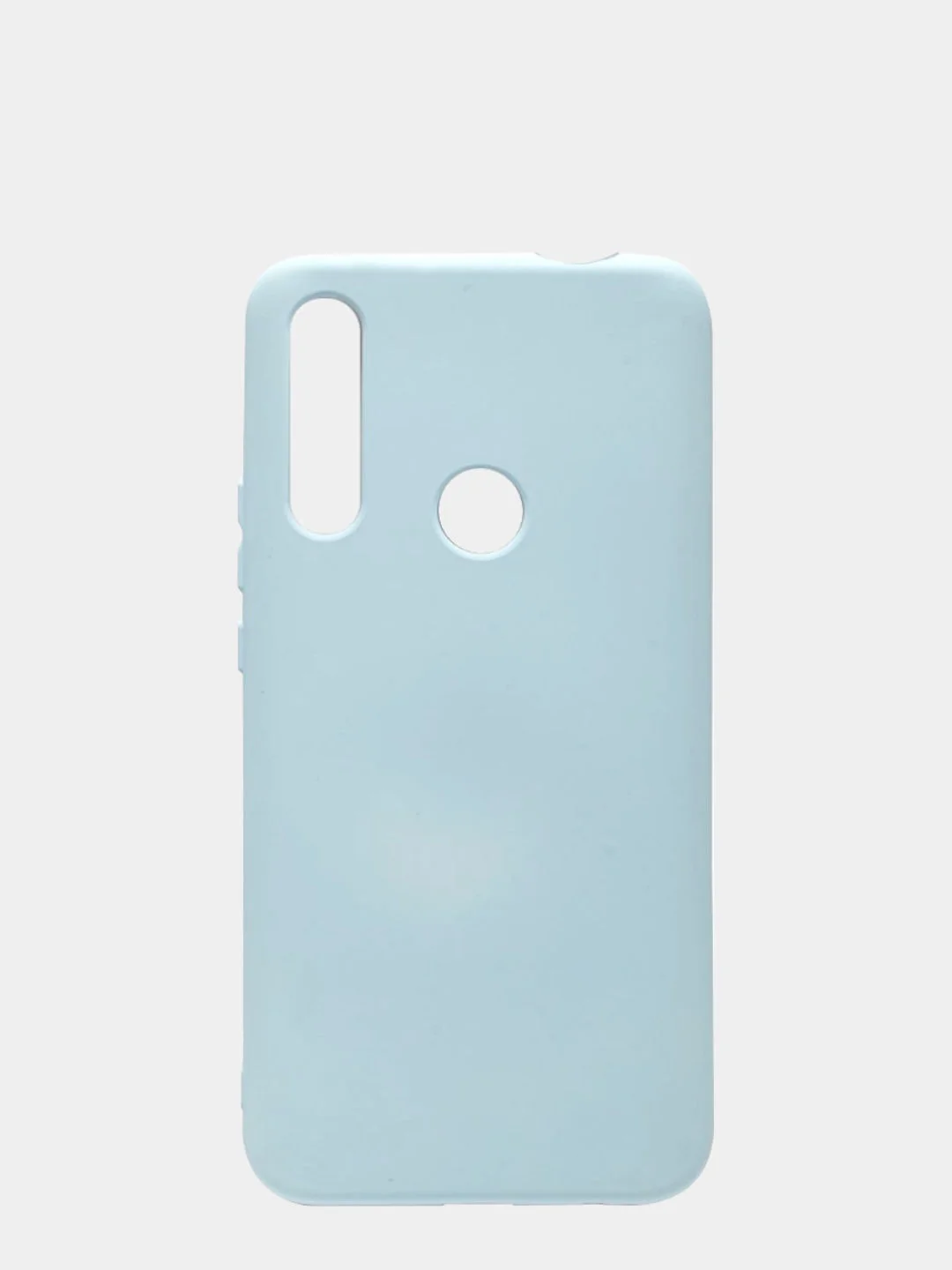 Сиреневый чехол для Huawei P Smart Z/Honor 9X силиконовый матовый с бархатной подкладкой внутри