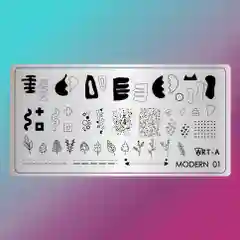 Пластина для стемпинг - дизайна Art-a M01
