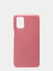 Бордовый чехол для Samsung M31s/M317F силиконовый матовый с бархатной подкладкой внутри