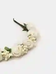 Молочный ободок для волос