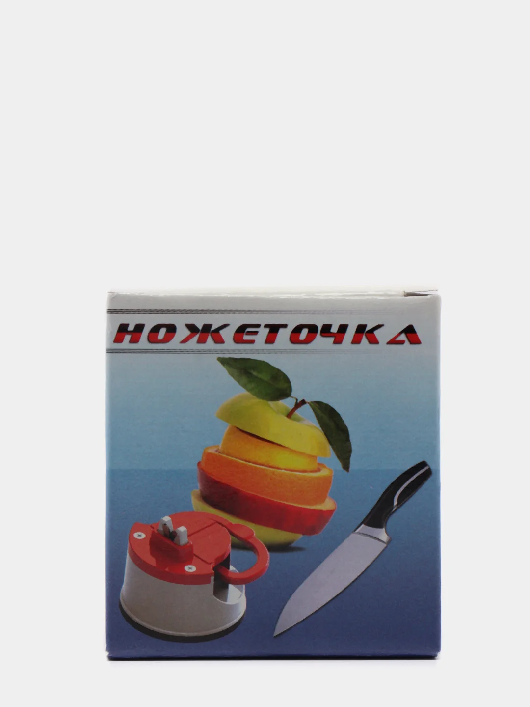 Фиолетовый точилка для ножей с вакуумным креплением к столу, ножеточка