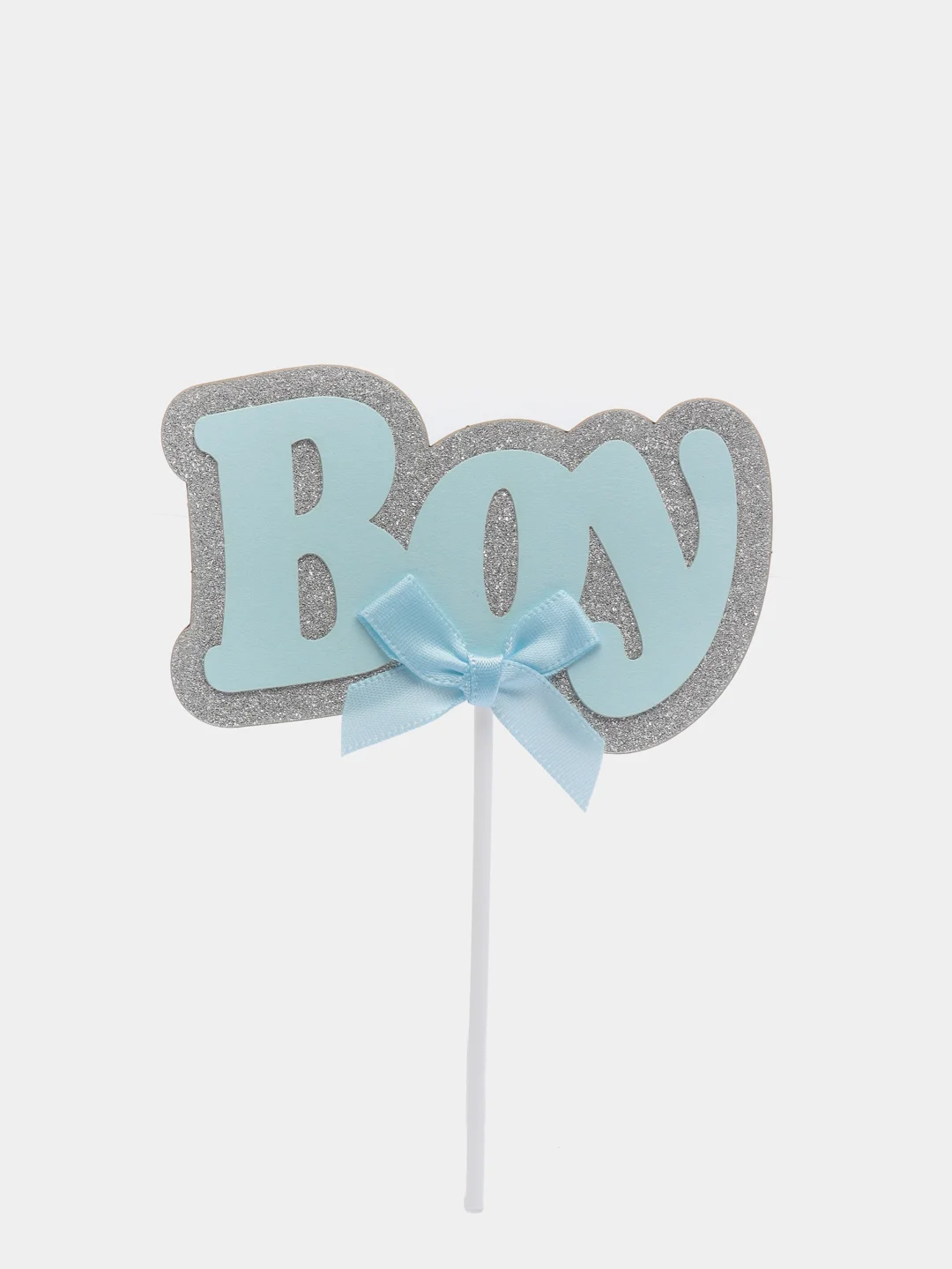 Голубой украшение на торт, топпер "Boy & Girl"