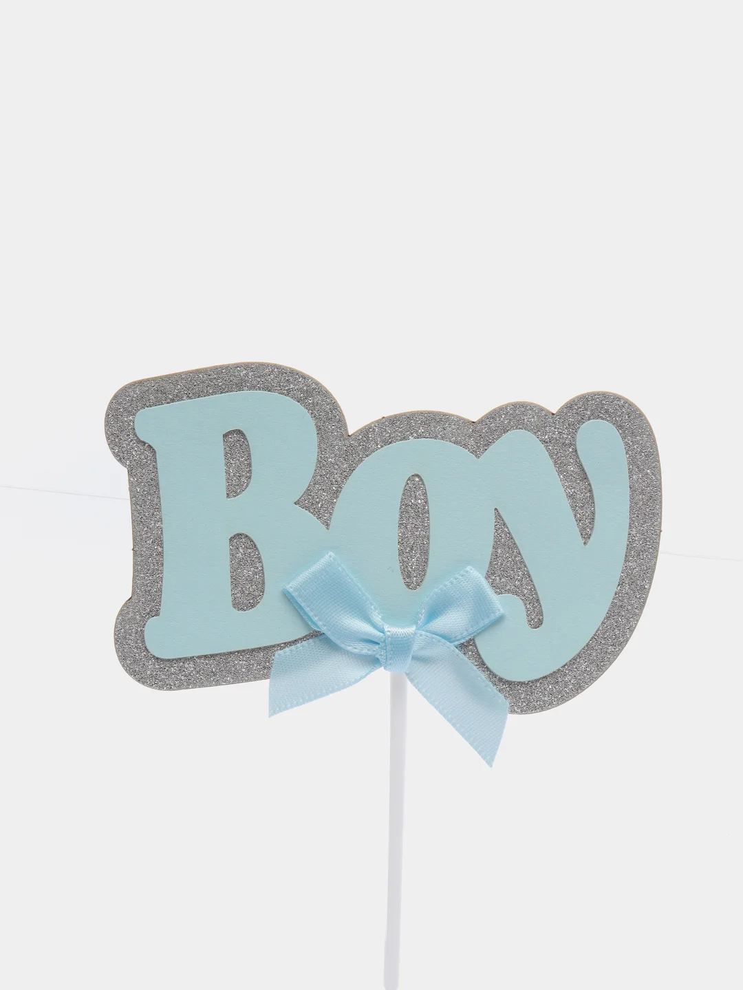 Голубой украшение на торт, топпер "Boy & Girl"