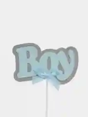 Голубой украшение на торт, топпер "Boy & Girl"
