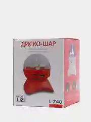 Диско шар светодиодный с аккумулятором, светомузыка, диско-светильник портативная колонка