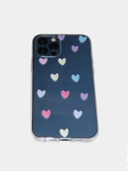 Чехол с принтом для IPhone, прозрачный