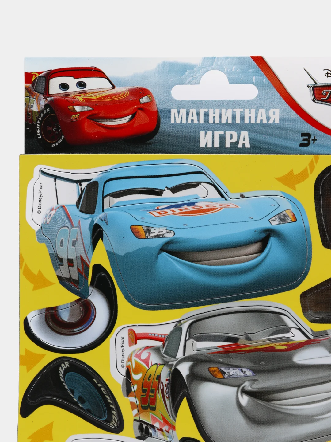 Магнитная игра "Тачки - Молния Маккуин " с маркировкой Disney/Pixar