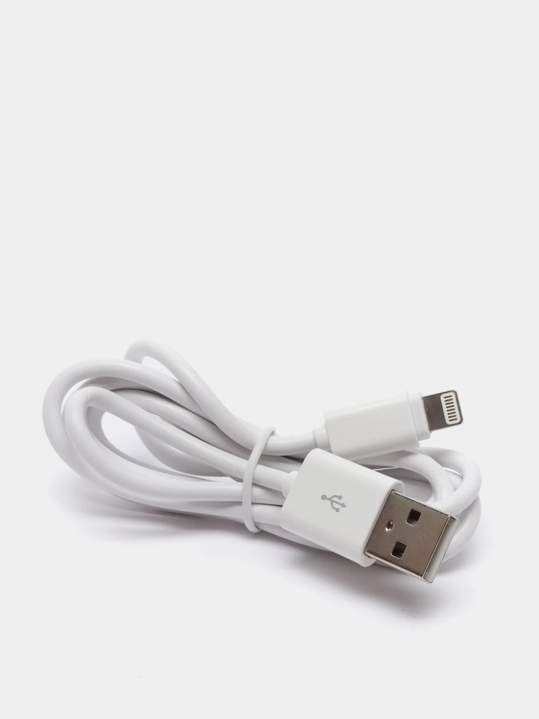 Белый сетевое зарядное устройство LDNIO A2269, 2 USB + кабель Lightning/MicroUSB