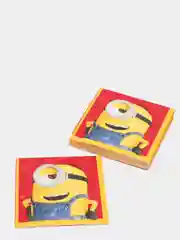 Minions 2. Салфетки бумажные трехслойные-2 33*33 см, 20 шт (3D дизайн)