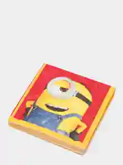 Minions 2. Салфетки бумажные трехслойные-2 33*33 см, 20 шт (3D дизайн)
