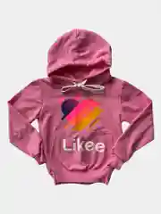 Пудровый детская толстовка likee