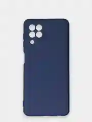 Темно-синий чехол для Samsung Galaxy A22 4G / Galaxy M22 / Galaxy M32 Silicone Cover силиконовый