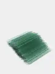Зеленый апельсиновые палочки акриловые для маникюра, 100 штук