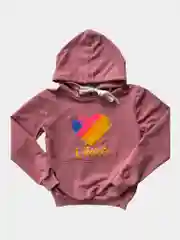 Кораллово-розовый детская толстовка likee