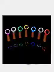 Светодиодная гирлянда пробка для декора 1, 2, 3 метра, 10, 20, 30 LED