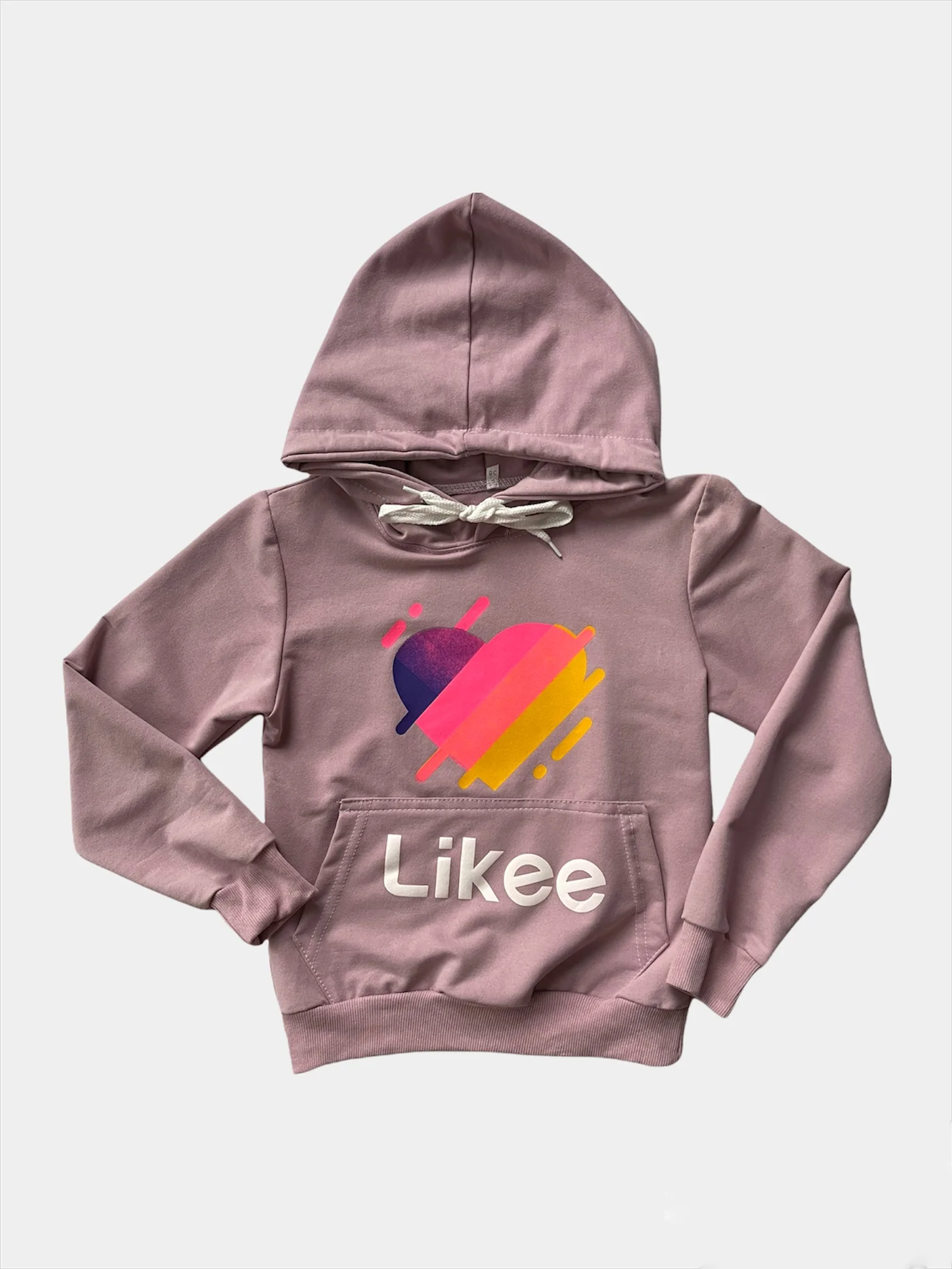 Сиреневый детская толстовка likee