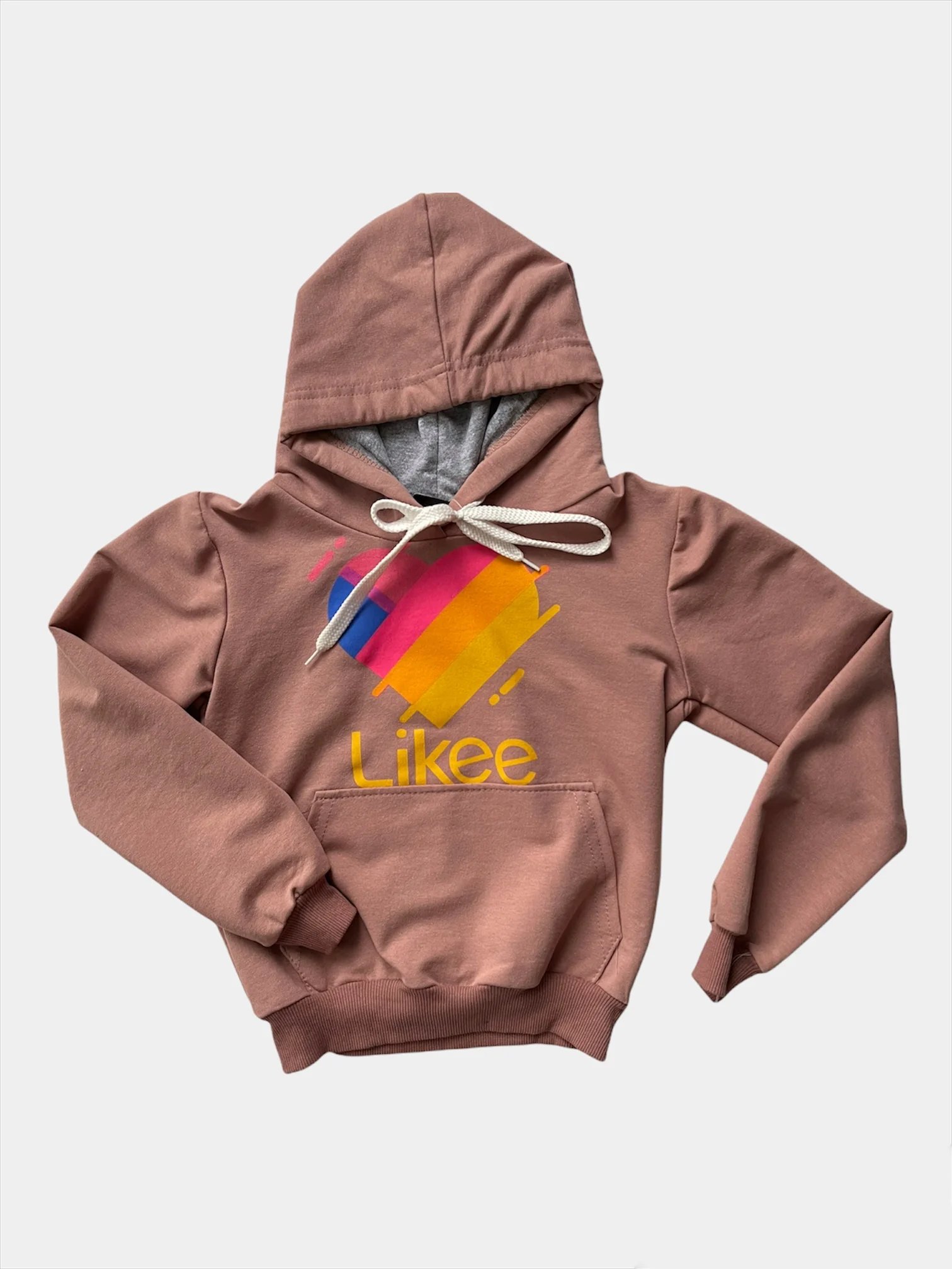 Коричневый детская толстовка likee