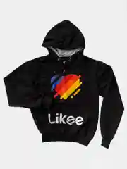 Черный детская толстовка likee