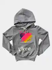Серый детская толстовка likee