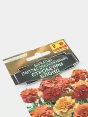 Бархатцы Строберри блонд (семена,цветы)