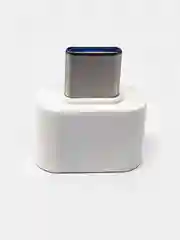 Белый otg переходник с Micro USB,  OTG Type C на USB, отг