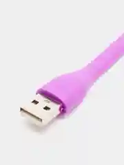 Фуксия светодиодная лампа-светильник, гибкая, настольная, USB-фонарик
