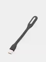 Черный светодиодная лампа-светильник, гибкая, настольная, USB-фонарик