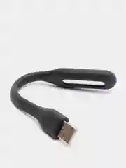 Черный светодиодная лампа-светильник, гибкая, настольная, USB-фонарик