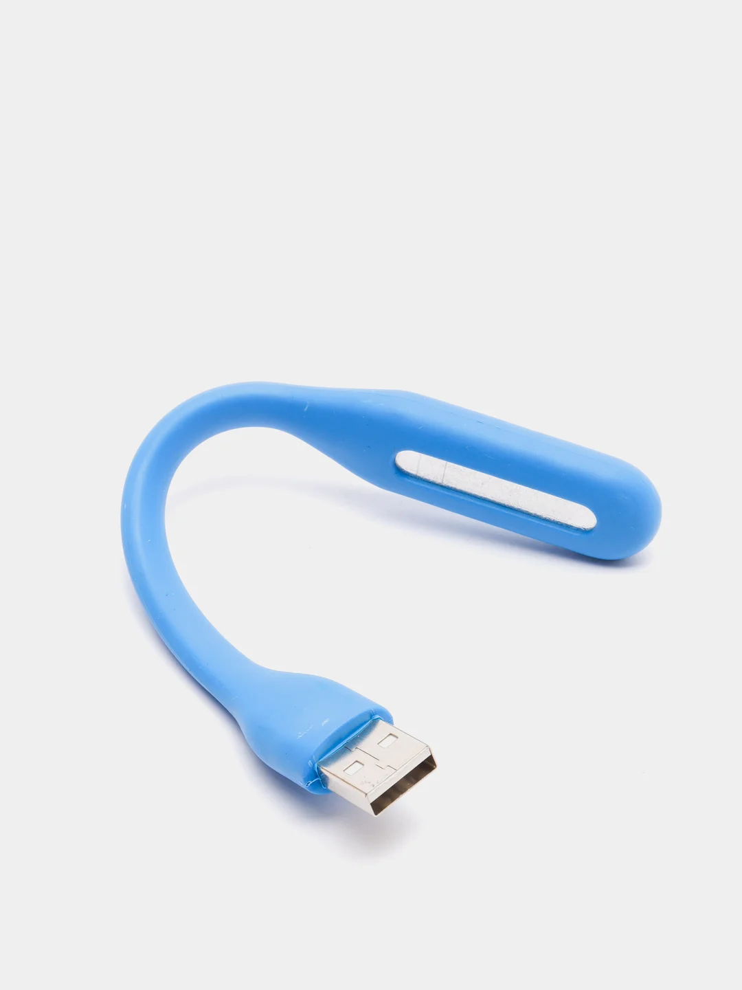 Синий светодиодная лампа-светильник, гибкая, настольная, USB-фонарик