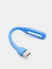 Синий светодиодная лампа-светильник, гибкая, настольная, USB-фонарик