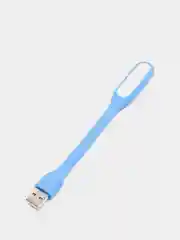 Синий светодиодная лампа-светильник, гибкая, настольная, USB-фонарик