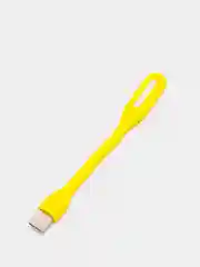 Желтый светодиодная лампа-светильник, гибкая, настольная, USB-фонарик