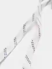 Белый хоккейные шнурки с пропиткой