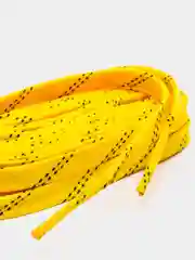 Желтый хоккейные шнурки с пропиткой