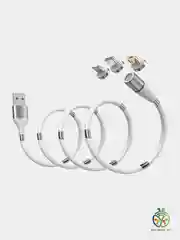 Кабель магнитный для зарядки телефона Lightning (IOS) / micro-USB / Type-C, длина 1 м