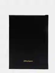 Черный ежедневник недатированный, A6, 160 л, балакрон, OfficeSpace "Ariane"