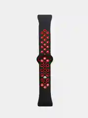 Красный силиконовый спортивный ремешок для Huawei Band 6 / Honor Band 6