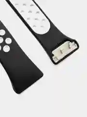 Черный силиконовый спортивный ремешок для Huawei Band 6 / Honor Band 6