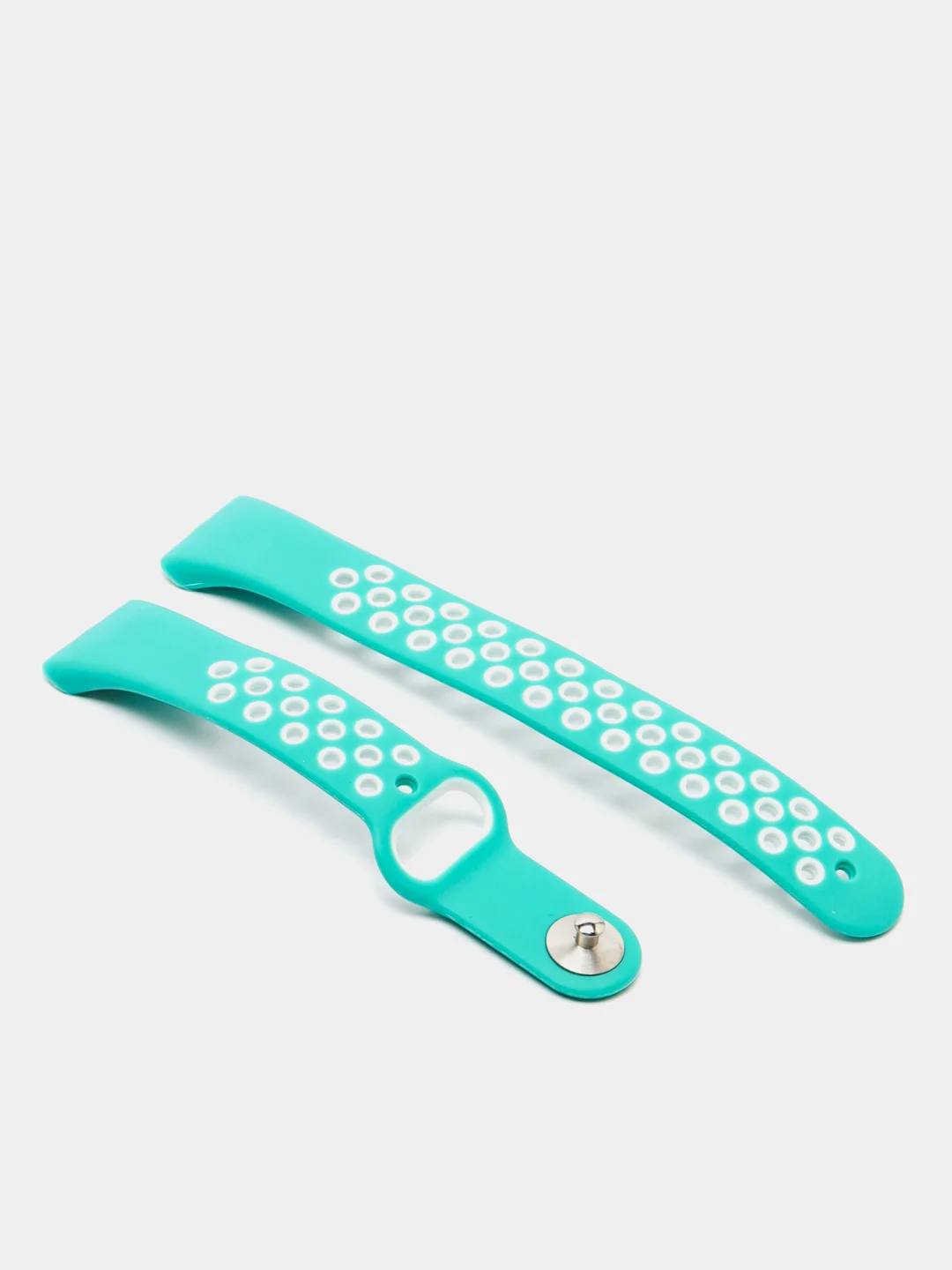 Бирюзовый силиконовый спортивный ремешок для Huawei Band 6 / Honor Band 6