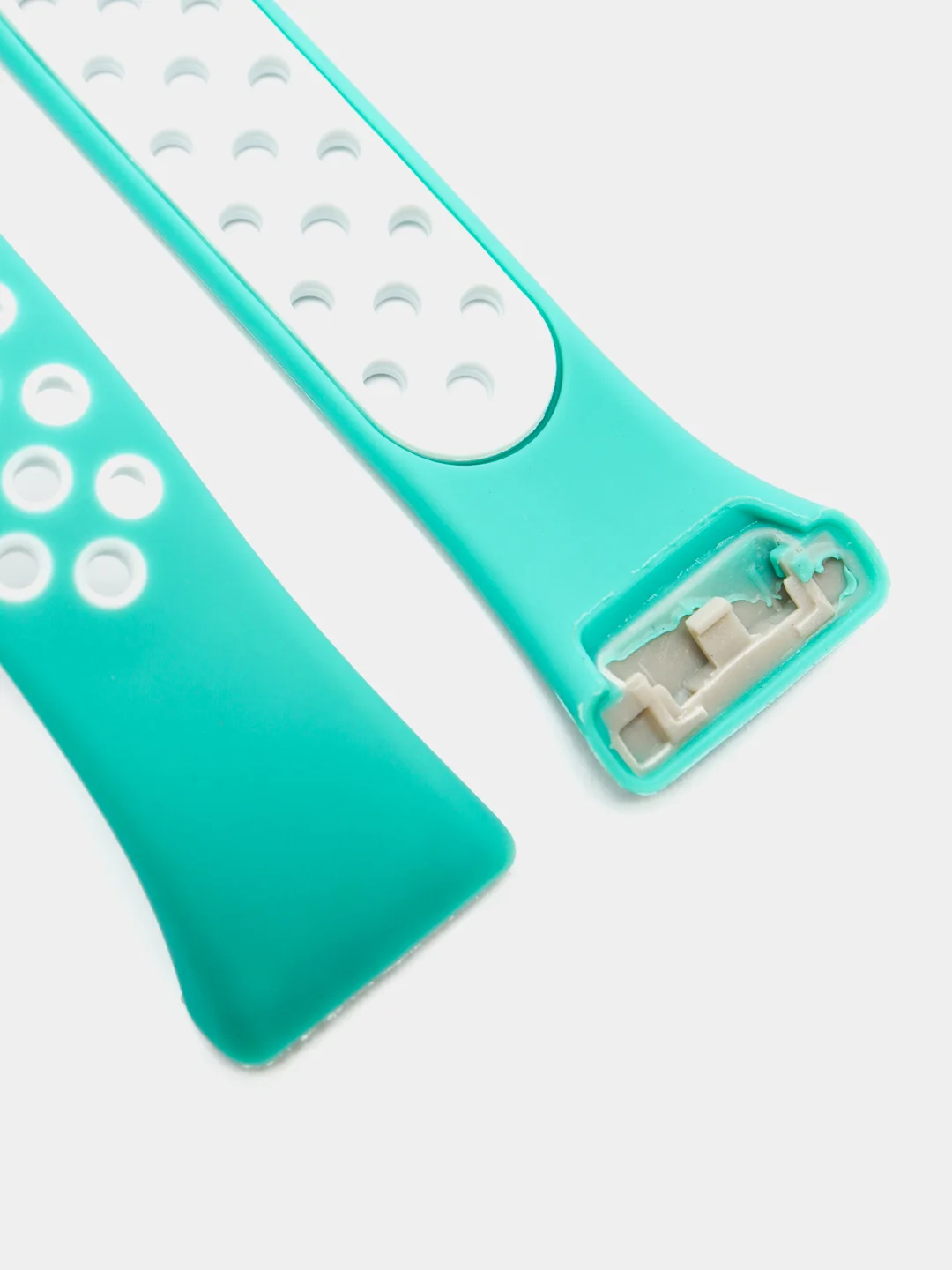 Бирюзовый силиконовый спортивный ремешок для Huawei Band 6 / Honor Band 6