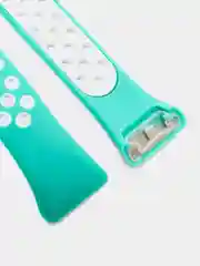 Бирюзовый силиконовый спортивный ремешок для Huawei Band 6 / Honor Band 6