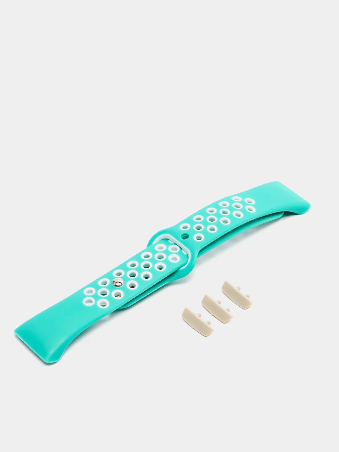 Бирюзовый силиконовый спортивный ремешок для Huawei Band 6 / Honor Band 6
