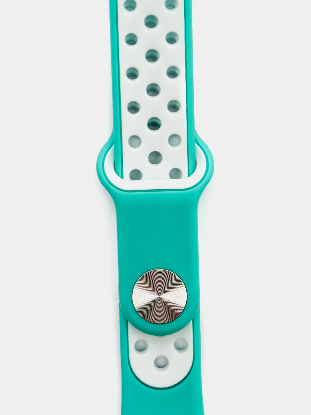 Бирюзовый силиконовый спортивный ремешок для Huawei Band 6 / Honor Band 6