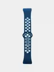 Темно-синий силиконовый спортивный ремешок для Huawei Band 6 / Honor Band 6