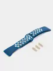 Темно-синий силиконовый спортивный ремешок для Huawei Band 6 / Honor Band 6